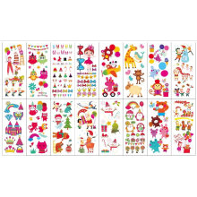 Fashion Cartoon Tattoo Stickers for Christmas Party/Celebration/Festival/Ceremony